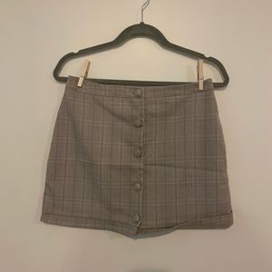 Plaid skirt